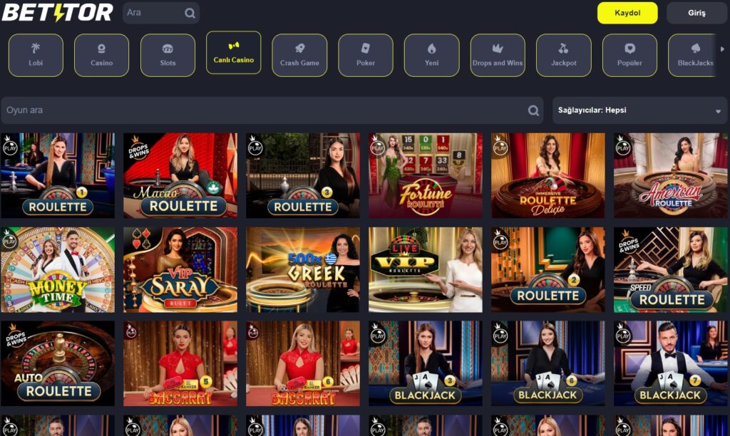 betitor canli casino