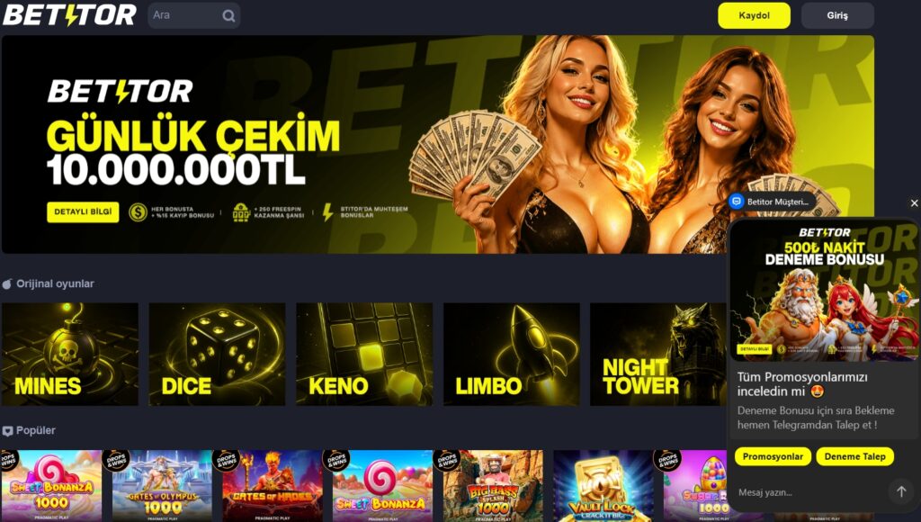 betitor yeni giriş